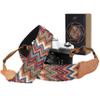 Padwa Lifestyle Vintage Embroidered Camera Strap and 4 Pcs Black Quick Release Camera Strap QD Loops Connector Adapter view 2