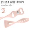 Ouwegaga 4 Pack Slim Band Compatible with Fitbit Sense 2 Bands/Sense/Versa 4/Versa 3 Bands for Women, Soft Silicone Thin Sport Watch Strap Compatible with Fitbit Sense 2 1/Versa 4 3 Smartwatch, Large view 2