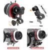 FOTGA Mini Follow Focus with A/B Stops & 15mm Rod Clamp, Gear Ring Belt & Extension Arm KIT for DSLR/Mirrorless Camera, Camera Cage Rig view 3