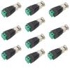 AIMHDUTY BNC Male Connector 10-Pack, BNC Male Balun Adapter to 2 Screw Terminal Solerless Adapter for Vedio Transmit CAT5/6 to CCTV Suvelliance Camera System view 1