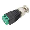 AIMHDUTY BNC Male Connector 10-Pack, BNC Male Balun Adapter to 2 Screw Terminal Solerless Adapter for Vedio Transmit CAT5/6 to CCTV Suvelliance Camera System view 3