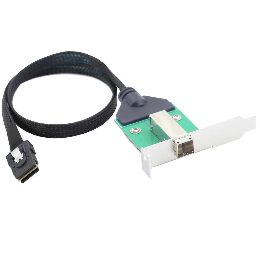 12G External Mini SAS HD SFF-8644 Female to Mini SAS SFF-8087 36P Male Data Server Raid Cable Adapter (0.5M)