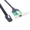 12G External Mini SAS HD SFF-8644 Female to Mini SAS SFF-8087 36P Male Data Server Raid Cable Adapter (0.5M) view 2