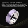 ciciglow Smart Ring Health, Sleep Smart Ring, Fitness Ring, Smart Ring for Men and (Size 18, 60mm / 2.4in Inner Diameter) view 3