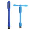 GMBYLBY USB Cooling Fan Electronic Gadget Led Usb Ventilador Portable Flexible Gadget For Laptop Smart Phone USB Camping Gear Desk Fan And Light USB Powered LED Light And Fan, Blue view 1