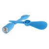 GMBYLBY USB Cooling Fan Electronic Gadget Led Usb Ventilador Portable Flexible Gadget For Laptop Smart Phone USB Camping Gear Desk Fan And Light USB Powered LED Light And Fan, Blue view 4
