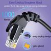 10Gsupxsel Cat 6 Ethernet Cable 6FT (24Pack), Cat6 Ethernet Patch Cable 10Gbps, High-Speed UTP Cat6 Network Cable Pure Copper, Cat 6 Cable for Home and Office Network, Black view 4