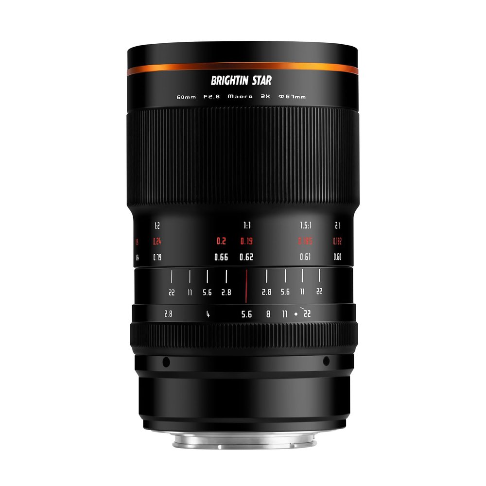 Brightin Star 60mm F2.8 II 2X Macro Lens for Nikon Z Mount Mirrorless Cameras, Full Frame Manual Focus MF Prime Large Aperture Lens, Fit for M, M2, M3, M5, M6, M10, M100, M50, M200