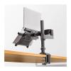 AVXANKTG 2-in-1 NB H100 + FP-2 for 22-35 inch Monitor + 10-17 inch Laptop Desktop Stand Laptop mounting Bracket Laptop clamp view 3