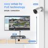 PANOOB 16 Channel Security Camera System 4K PoE, 4K 16CH NVR 4TB HDD, 16x 8MP Wired Outdoor Surveillance IP PoE Cameras, AI Human Vehicle Detection, Remote Playback Built-in Mic, PB37F1616-8M view 2
