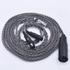 Fezzlo 8 Core Silver Plated Upgraded Cable,HiFi Replacement Mini 4Pin XLR Compatible with Audeze LCD-2 LCD-3 LCD-4 LCD-X LCD-XC for Musician Audiophile 6.5ft 4PIN-XLR view 2