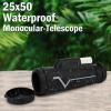 Rongon 25x50 High-Power Monocular Telescope with Smartphone Adapter Tripod and Portable Bag, BAK-4 Prism and FMC Lens Monocular-Perfect for Bird Watching, Hunting, Hiking, Camping view 3