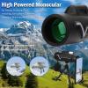 Rongon 25x50 High-Power Monocular Telescope with Smartphone Adapter Tripod and Portable Bag, BAK-4 Prism and FMC Lens Monocular-Perfect for Bird Watching, Hunting, Hiking, Camping view 4