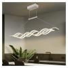 INTRIXX Modern LED Ceiling Pendant Light (Compatible with Dining Table, Restaurant, Kitchen, bar) Pendant Light Home Decor Lighting White Lighting,Crystal Chandelier view 4