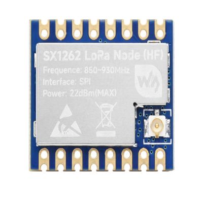 Core1262 LF/HF LoRa Module, SX1262 Chip, Long-Range Communication, Anti-Interference, Suitable for Sub-GHz Band, Quick Connect to Cloud Servers to Build LoRa/LoRaWAN Network,TCXO Crystal Oscillator