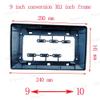 9'' to 10.1'' Inch Universal Car Radio Stereo Fascia Frame Adapter in Dash Panel Trim Bezel Conversion view 2