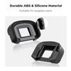K&F Concept 2Pack Eyepiece Cover & Hot Shoe Cover Kit, Eyecup for Canon 5DM4 5DM3 5DS R 5DS 7D 7DM2 1DX 1DXM2 1DXM3 1DSM3 1DM4 1DM3 Camera Viewfinder, Viewfinder Protector Replace for Canon EG Eyecup view 2