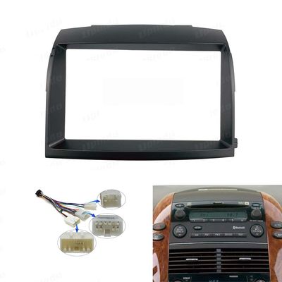 9'' Inch for Toyota Sienna 2004 05 06 07 08 09 10 Car Radio Stereo Dash Frame Fascia Bezel Panel Install Trim w/Power Harness Cable