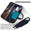 15.6 inch Laptop Tote Bag Men Women Universe Landscape Painting Shoulder Laptop Sleeve Briefcase Messenger Computer Bag view 3