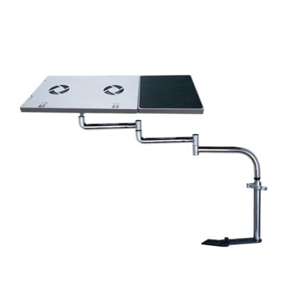 AVXANKTG Full Motion 360 Degree Rotating Laptop car Mount Desk car Dining Table Writing pad Laptop Holder with USB Fan(Color:BLOK851W)