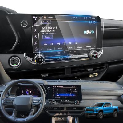 LFOTPP 2023 2024 2025 Colorado Screen Protector Plastic [Anti-Reflection] for 2023-2025 Colorado [LT/ WT]11.3-inch Infotainment Center Touch 2025 Colorado Accessories[Volume Knob Hole][NOT for Z71& ZR2]