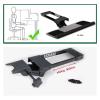 JFUDJKLI LK06A Ergonomic Sliding Tilt XL Size Wrist Rest Keyboard Stand view 2