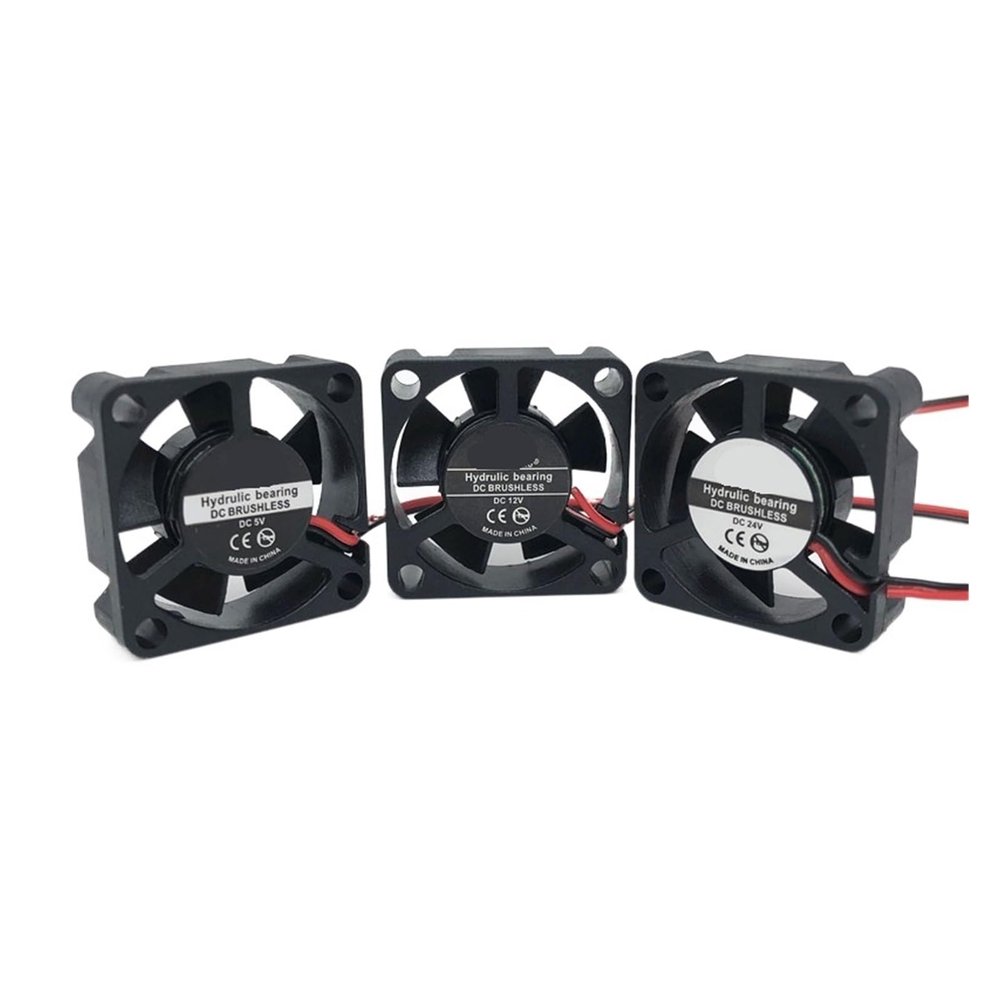 EKFVNIQQ 1 Pcs DC5V 12V 24V 3010 30MM 30 * 30 * 10MM Cooling Fan 3D Printer Fan Graphics Card Fan Hydraulic Bearing Ball Bearing with 2 Pins 85CM(Color:12V 85CM PH2.0,Size:Hydraulic Bearing)