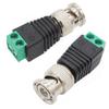 AIMHDUTY BNC Male Balun Adapter 20-Pack, BNC Male Connector to Screw Terminal Solderless for Coax Cat 5 Cat 6 Suvelliance Vedio Camera view 2