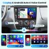 2G 64G Android 15 Car Stereo for Mercedes Benz W163 ML320 ML350 ML400 ML500 1997-2005 with Wireless Carplay Android Auto, 9 Touch Screen Head Unit with GPS Bluetooth WiFi FM RDS EQ Backup Camera view 3