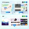 2G 64G Android 15 Car Stereo for Mercedes Benz W163 ML320 ML350 ML400 ML500 1997-2005 with Wireless Carplay Android Auto, 9 Touch Screen Head Unit with GPS Bluetooth WiFi FM RDS EQ Backup Camera view 4