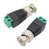 AIMHDUTY 12V DC Power Jack Plug Adapter Male Female Connector 10PCS, BNC Male Female Balun Connector 10PCS for CCTV Security Surveillance Video Camera and Led Strip view 3