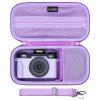 L LTGEM 4K Digital Camera Case Compatible with VJIANGER/YIGLLO/Zostuic/Duluvulu/Gavonde/XNSIAKXA/FlyFrost/SIXTARY/DUOCH 4K Vlogging Camera with Shoulder Strap, Purple view 1