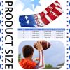 Bunnycool 6 Pairs Red White and Blue Arm Sleeves Youth Baseball Arm Sleeve Youth Sports baseball Elbow Compression Shooter Sleeve Sun Protection Anti Slip view 2
