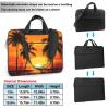 15.6 inch Laptop Tote Bag Men Women Tropical Palm Trees Scene Sunset Shoulder Laptop Sleeve Briefcase Messenger Computer Bag view 2