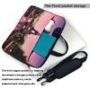 15.6 inch Laptop Tote Bag Men Women Eiffel Tower Paris Shoulder Laptop Sleeve Briefcase Messenger Computer Bag view 3