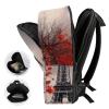 BTCOWZRV Eiffel Tower Autumn Leaves Travel Backpack for Women Men 2 Compartment Laptop Backpacks Laptop Bag Casual Daypack view 4