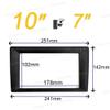 10.1'' to 7'' Inch Universal Car Radio Stereo Fascia Frame Adapter in Dash Panel Trim Bezel Conversion view 2