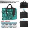 15.6 inch Laptop Tote Bag Men Women Turquoise Glitter Shoulder Laptop Sleeve Briefcase Messenger Computer Bag view 2