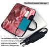 14 inch Laptop Tote Bag Men Women Petals Flower Shoulder Laptop Sleeve Briefcase Messenger Computer Bag view 3