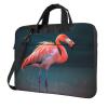 15.6 inch Laptop Tote Bag Men Women Vivid Flamingo Shoulder Laptop Sleeve Briefcase Messenger Computer Bag view 1