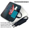 15.6 inch Laptop Tote Bag Men Women Vivid Flamingo Shoulder Laptop Sleeve Briefcase Messenger Computer Bag view 3