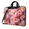 13 inch Laptop Tote Bag Men Women Floral Wood Shoulder Laptop Sleeve Briefcase Messenger Computer Bag view 1