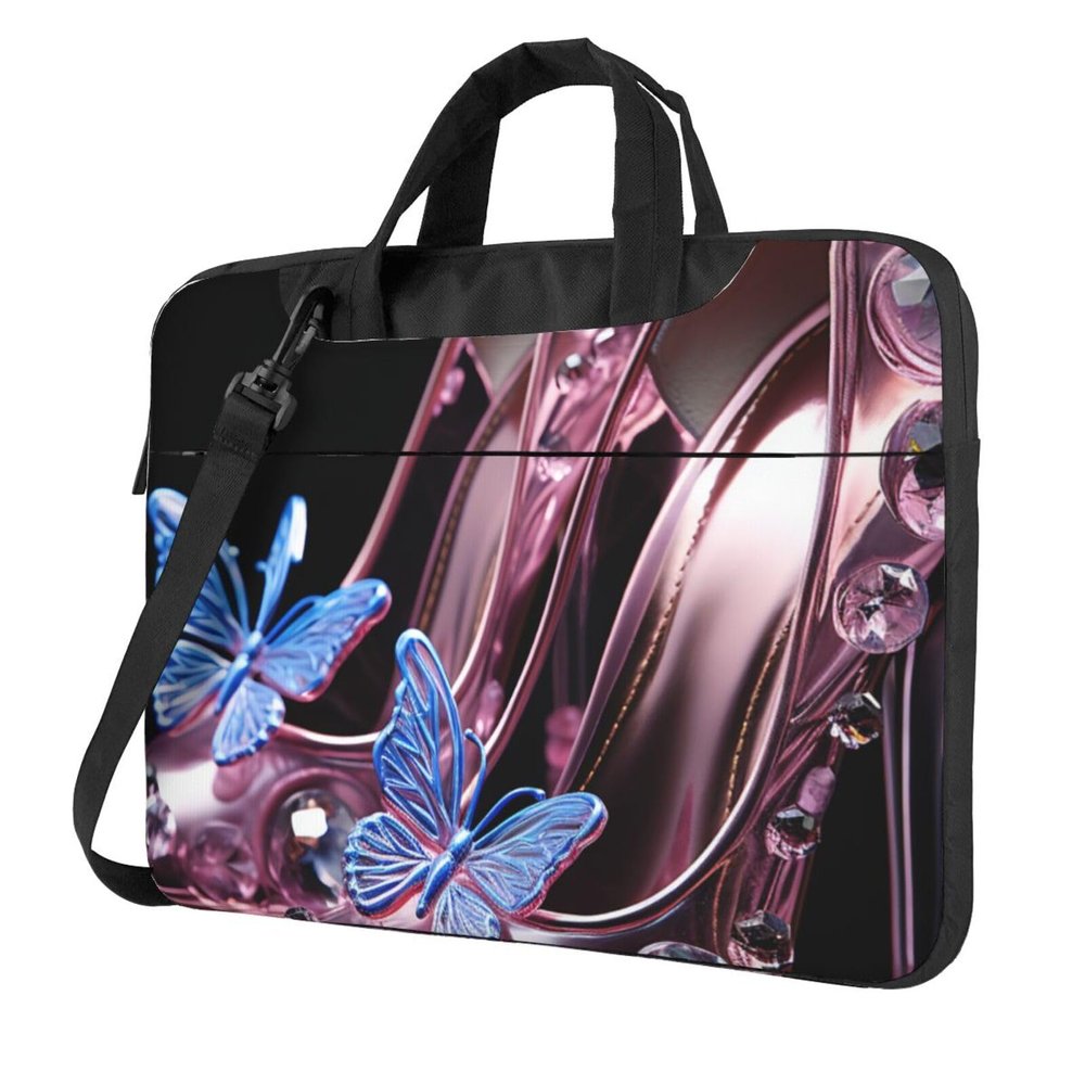 14 inch Laptop Tote Bag Men Women Floral Shoes Shoulder Laptop Sleeve Briefcase Messenger Computer Bag