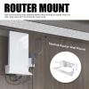 LAISANIM V2 Router Wall Mount Stand for Mesh, Modem Mount Router Protective Holder with Screw Mounting Kit, 19/10/6cm, LAISANIM20240517 view 2