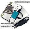 15.6 inch Laptop Tote Bag Men Women Ringtailed Lemur Shoulder Laptop Sleeve Briefcase Messenger Computer Bag view 3