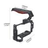 BGNing A6700 Camera Cage Rig Stabilizer Compatible with Sony A6700 DSLR Camera Video Cage with Cold Shoe Mount 1/4 3/8 Thread Arri Locating Holes (Combo C) view 3