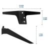 AVXANKTG Bracket for LG TV Leg Replacement, TV Stand Leg Suitable for LG 49 50 55 inch TV 50UM7300AUE 50UK6300BUB 50UK6500AUA Without Screws view 2