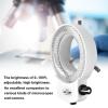 JOEBO Microscope Kit 100V 220V 4.5W Microscope Camera 144 LED Beads Adjustable Ring Lamp Microscope Lens Adapters(Color:White) view 3