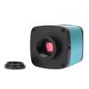 Microscope Kit Microscope Camera 4K 48MP HDMI Industrial USB Digital Video Microscope Camera Monocular 130X Zoom C-Mount Lens For PCB Phone Repair Soldering Microscope Lens Adapters(Color:48MP With Le view 4