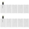 ABLAZE Flash Drive 64GB 10 Pack, Credit Card USB 2.0 Thumb Drive Bank Card Shape Memory Stick Credit USB Pendrives Bulk (White, No Logo) view 1